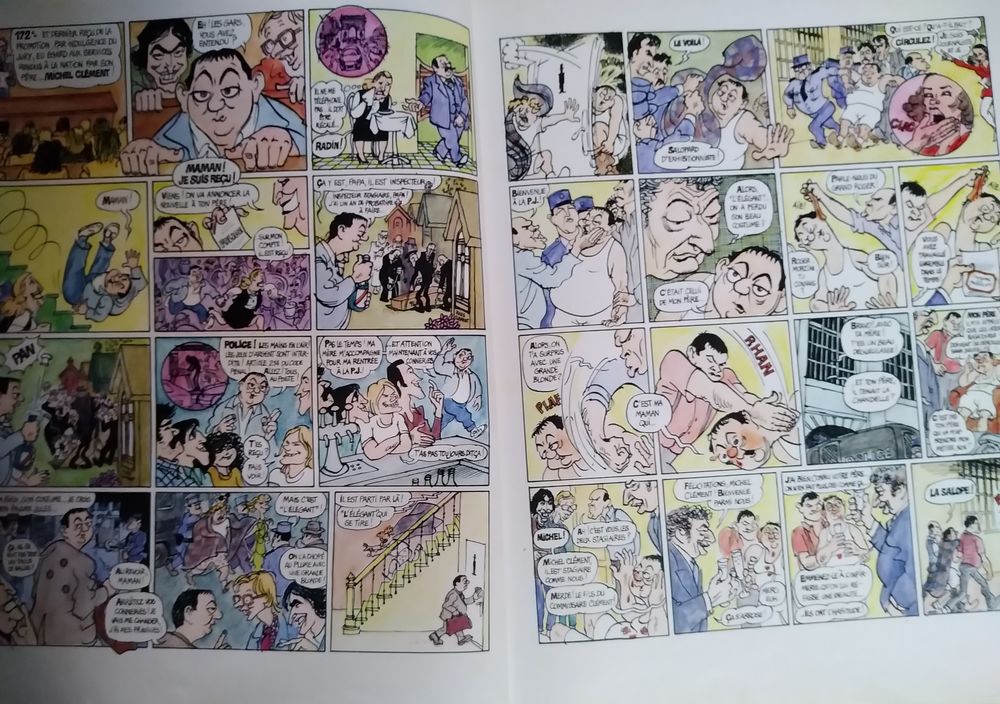 BD Inspecteur la bavure dessin&eacute; par CABU Livres et BD