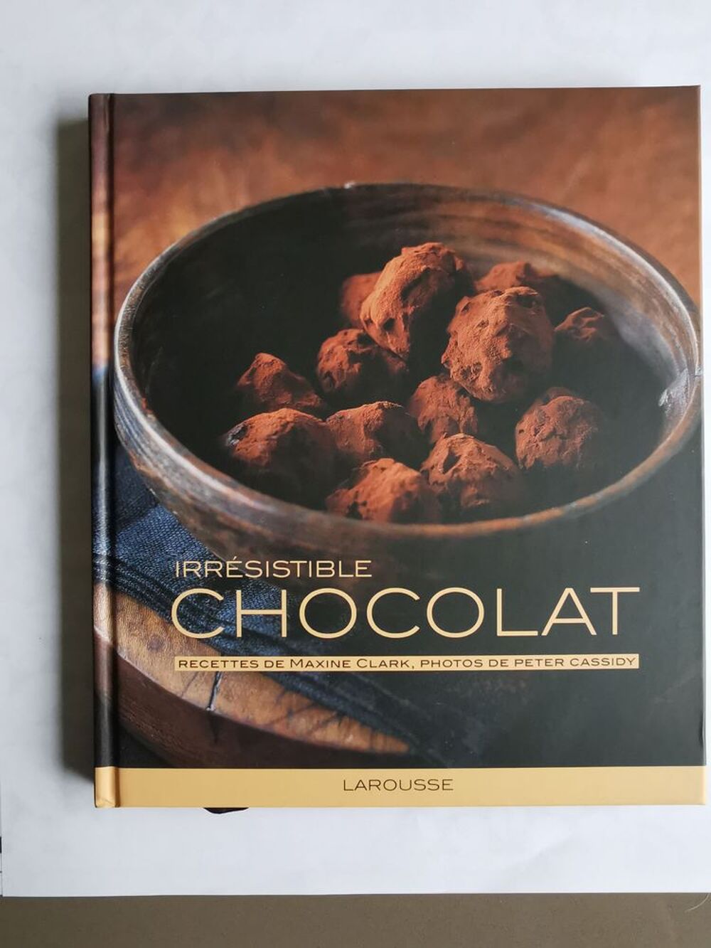 Livre recettes chocolat 