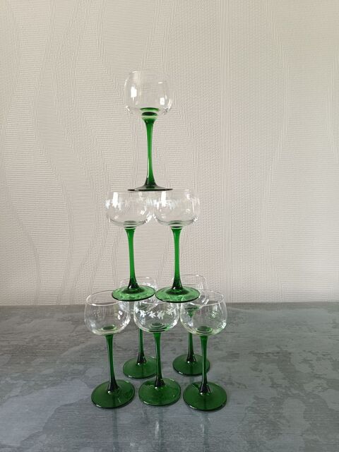 Verres �  vin blanc 5 Fougerolles-du-Plessis (53)