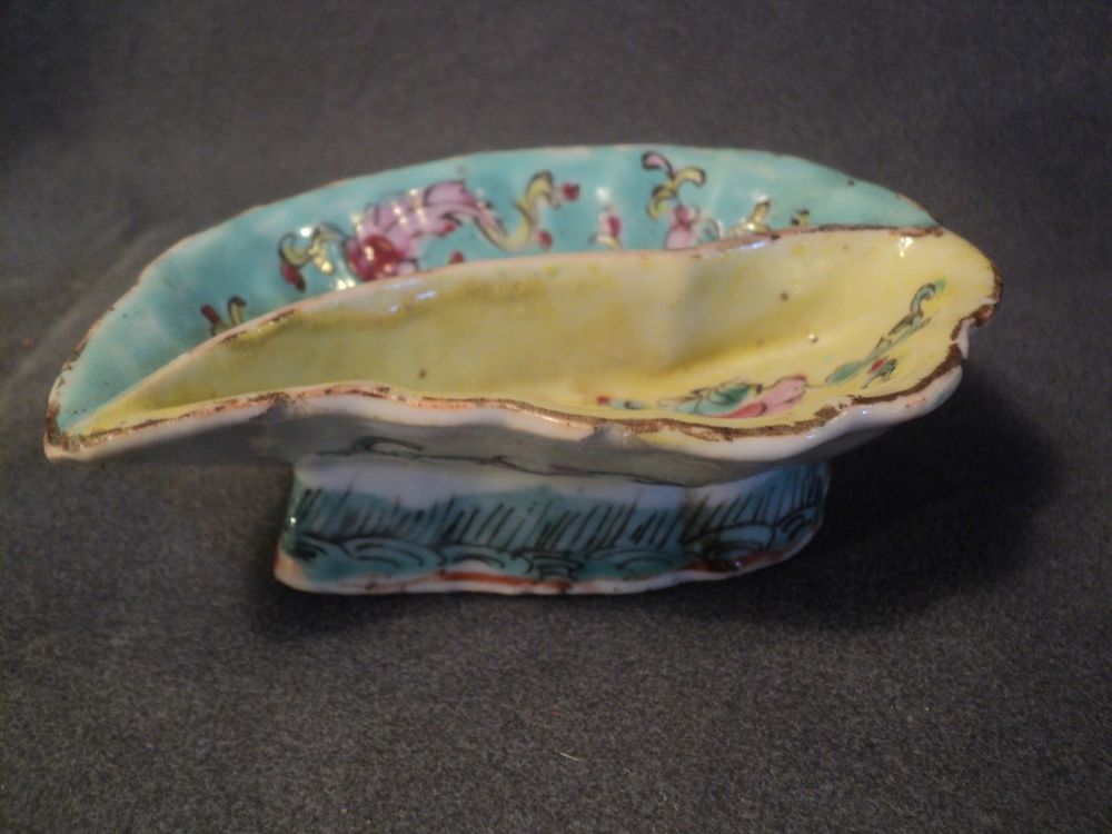 Ancienne Coupe C&eacute;ramique Chinois Porcelaine Chine Chinese 