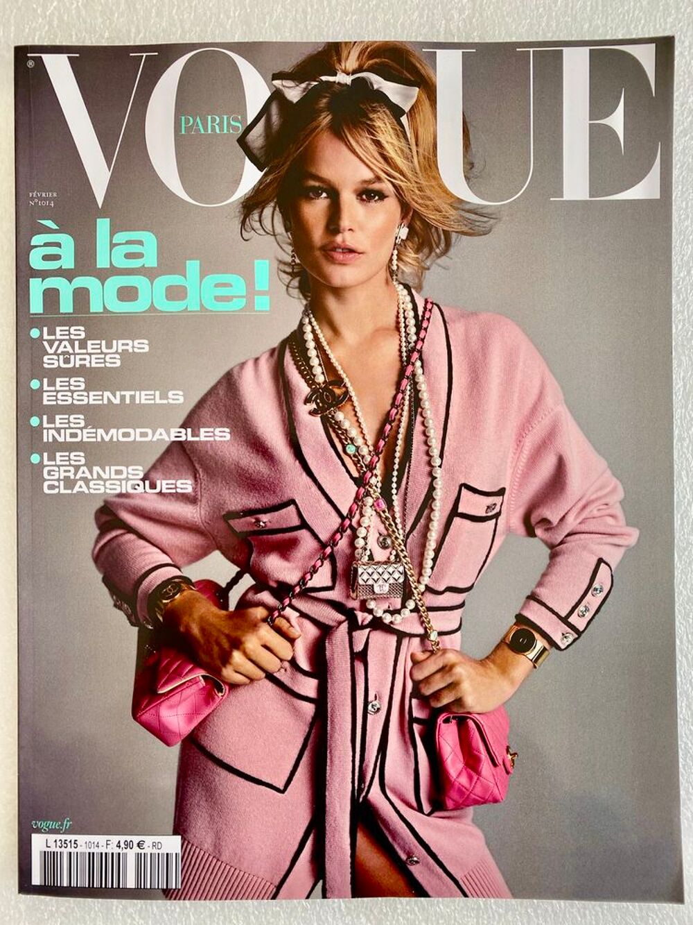  VOGUE PARIS Anna Ewers N&deg;1014 FEVRIER 2021 A LA MODE Livres et BD