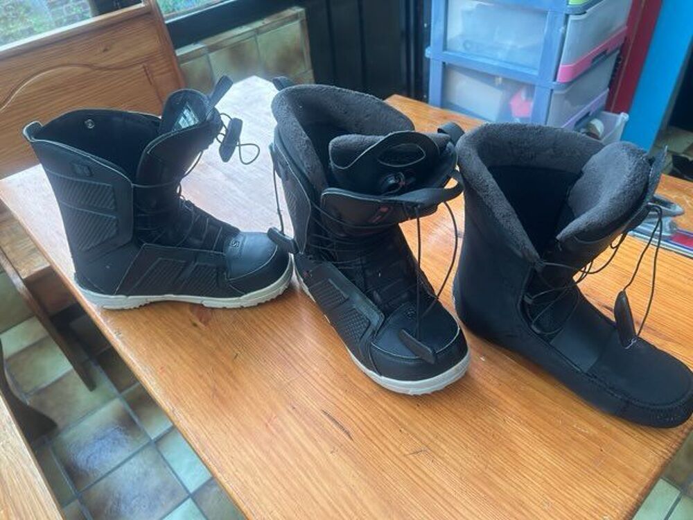 Chaussures Snowboard 43 SALOMON avec housse Sports
