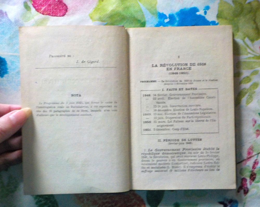 L'HISTOIRE au BACCALAUREAT par Ch. AIMOND 1939 Livres et BD
