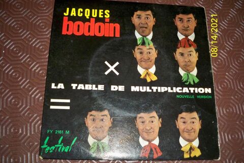 JACQUES BODOIN aux Cabaret des   DEUX ANES  45t 10 Sucy-en-Brie (94)