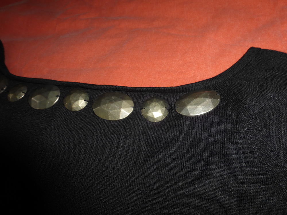 PULL noir "Christina" Vêtements
