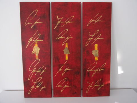 Triptique rouge et or 15 Arzacq-Arraziguet (64)