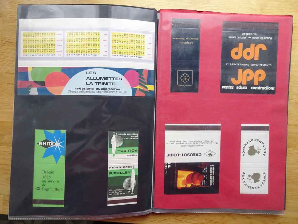 Pochettes d'Allumettes 