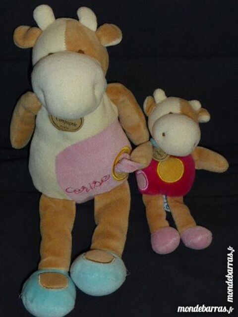 Doudou et compagnie : vache cerise et son bb 7 Rueil-Malmaison (92)