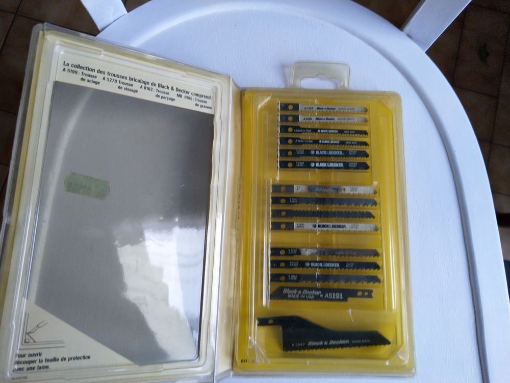 Lames de scie Black &amp; Decker
Bricolage
