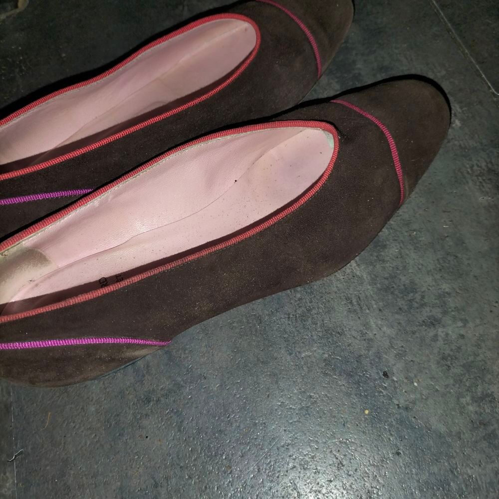 Ballerine tout cuir Renouard Planco&euml;t pointure 38 tr&egrave;s bon &eacute; Chaussures