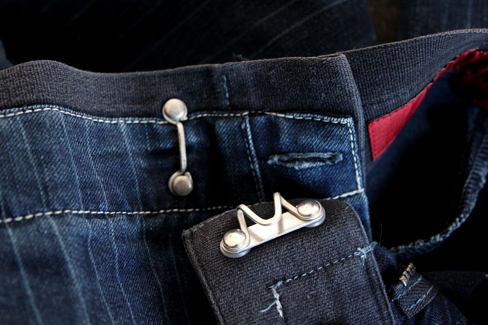 Pantalon court bleu denim MARITHE FRANCOIS GIRBAUD T.40 Vêtements