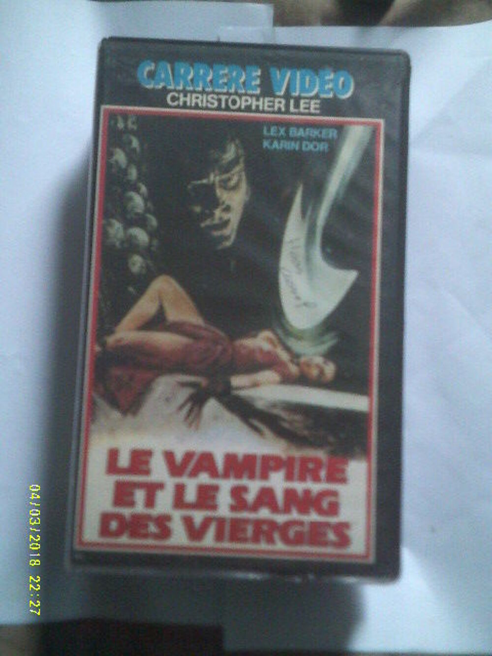 LE VAMPIRE ET LE SANG DES VIERGES avec lex Barker Karin Dor DVD et blu-ray