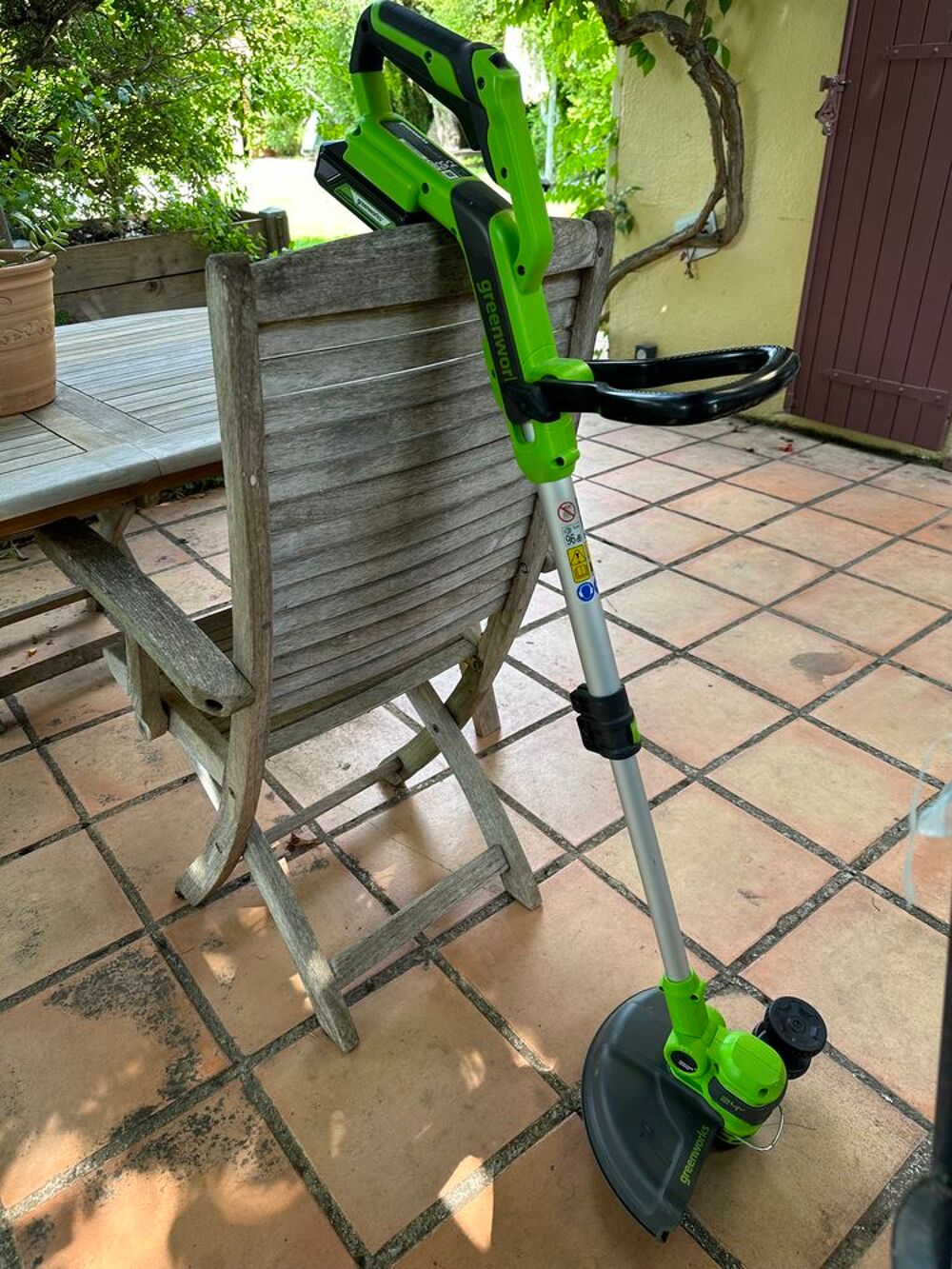 OCCASION EXEPTIONELLE: GREENWORKS Coupe Bordure Sans Fil Jardin