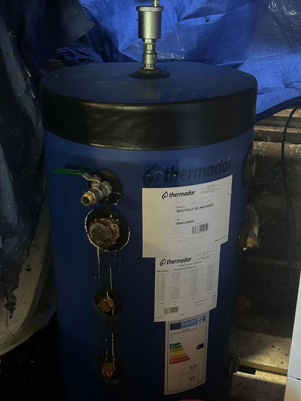 Chaufferie De Dietrich hybride fioul + PAC air/eau Bricolage