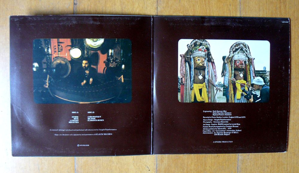 LP VANGELIS PAPATHANASSIOU : B.O. Op&eacute;ra sauvage CD et vinyles