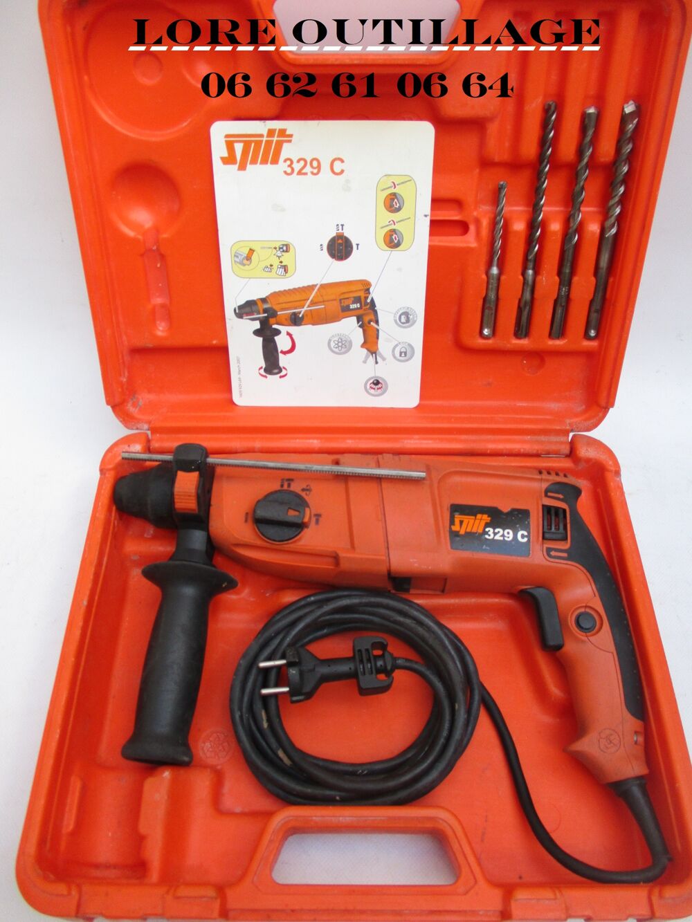 SPIT 329C - Perforateur / Burineur Bricolage