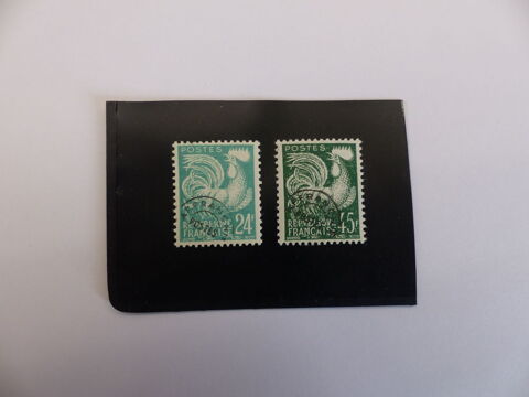 TIMBRES  PREOBLITERES  114  ET  117  NEUFS  **  COTE  50 € 8 Le Havre (76)