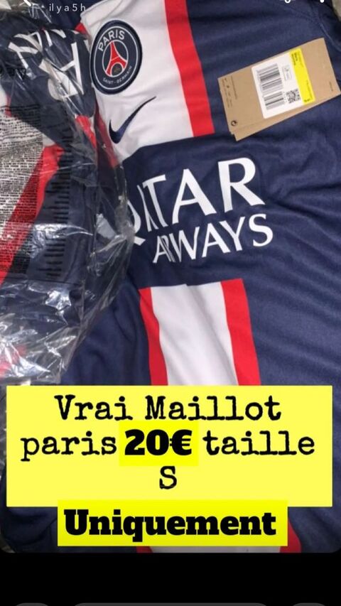Maillot foot paris  20 Saint-Etienne (42)