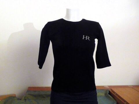 Top/ Tee Shirt en 100% Coton Noir  à Manches 3/4- Taille S 4 Paris 15 (75)