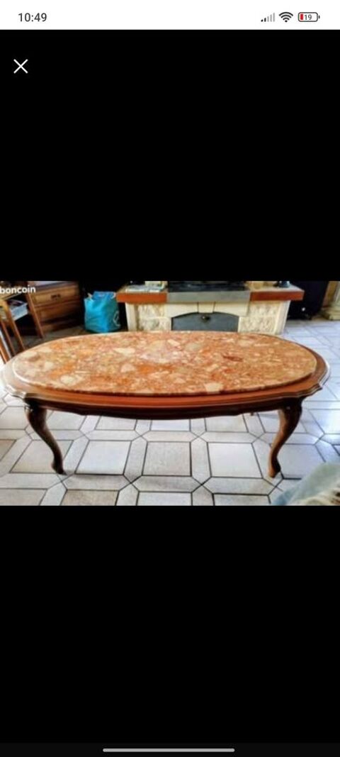 Table de salon avec plateau en marbre veritable 40 Haisnes (62)