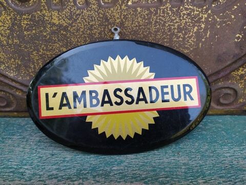 Ancien Glacoide Publicitaire L'Ambassadeur 60 Loches (37)