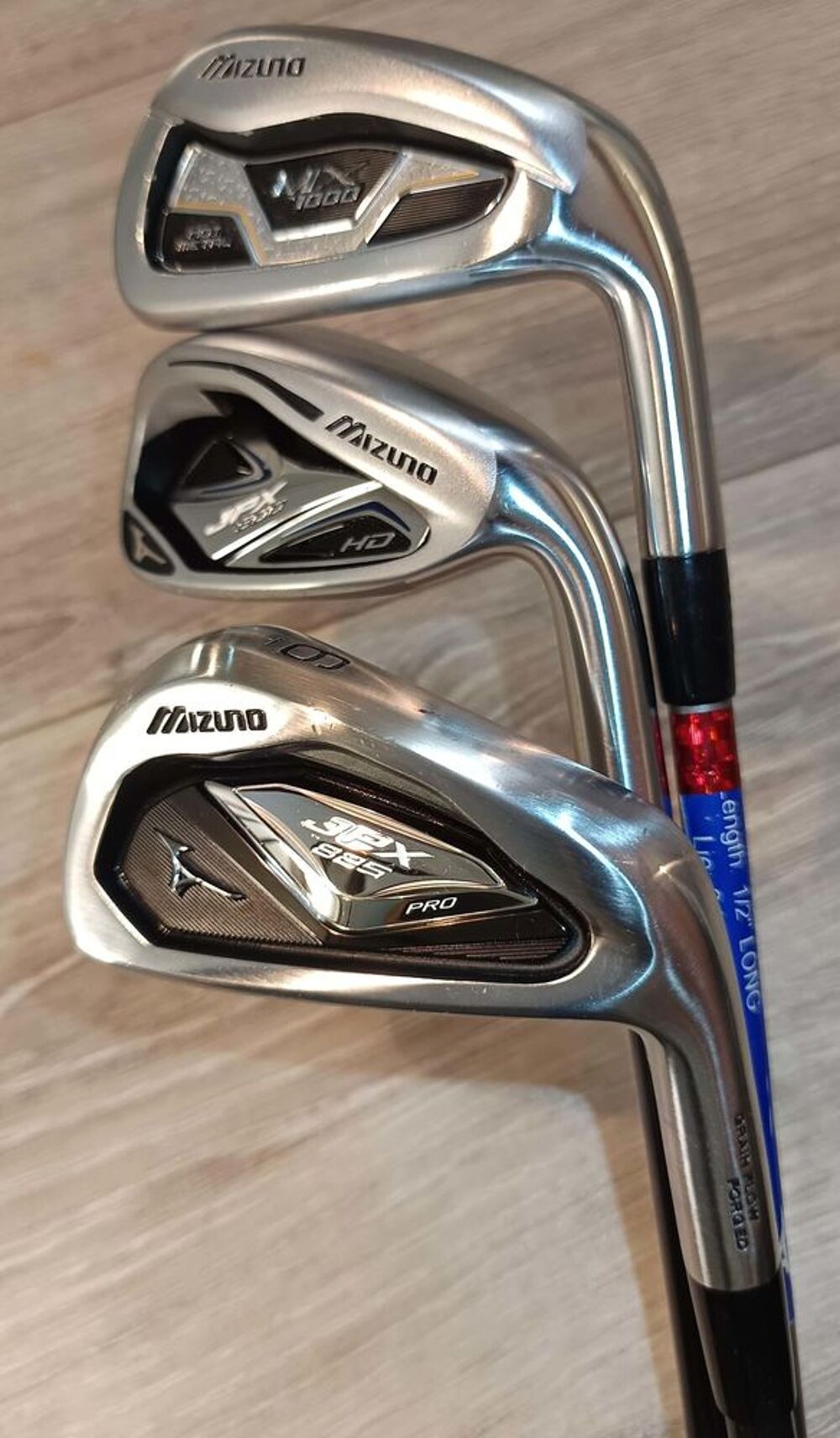 3 Fers 6 de Golf Mizuno JPX 800,JPX 825 Pro &amp; MX 1000 Sports