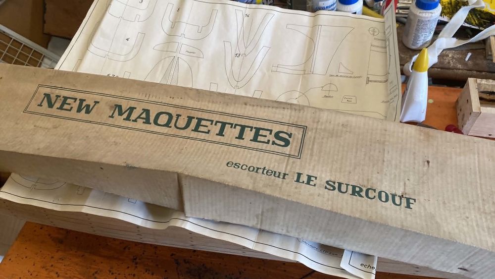 Maquette Escorteur Le Surcouf 