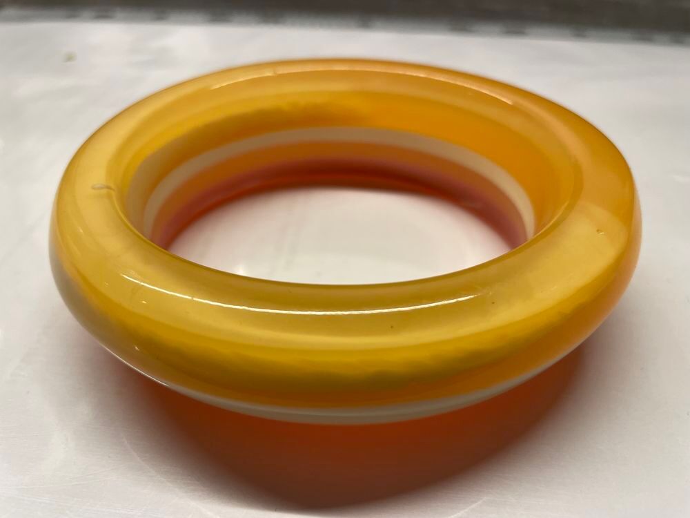 bracelet r&eacute;sine orange multicolore ANTIGONA Bijoux et montres