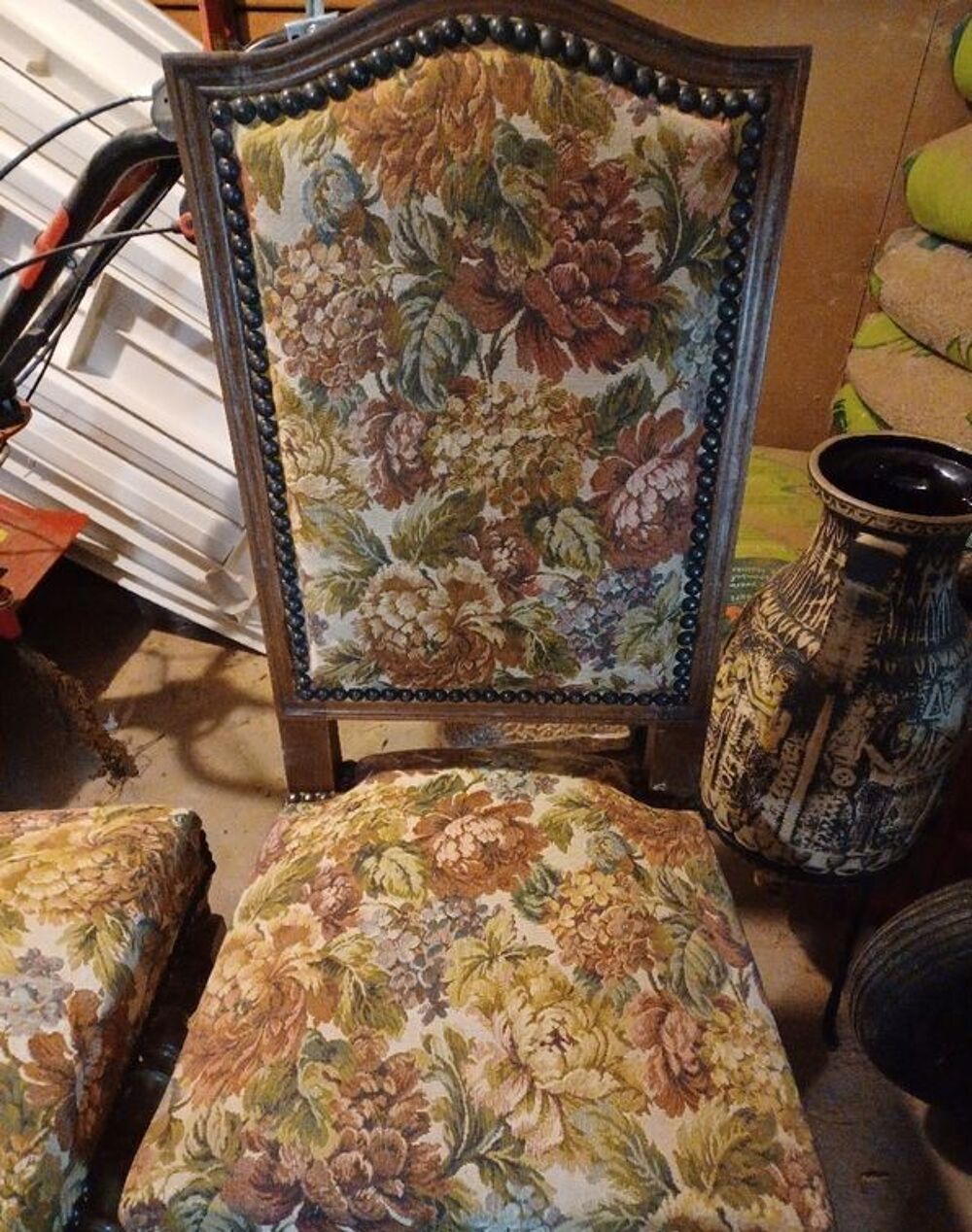 4 Chaises en ch&ecirc;ne Meubles