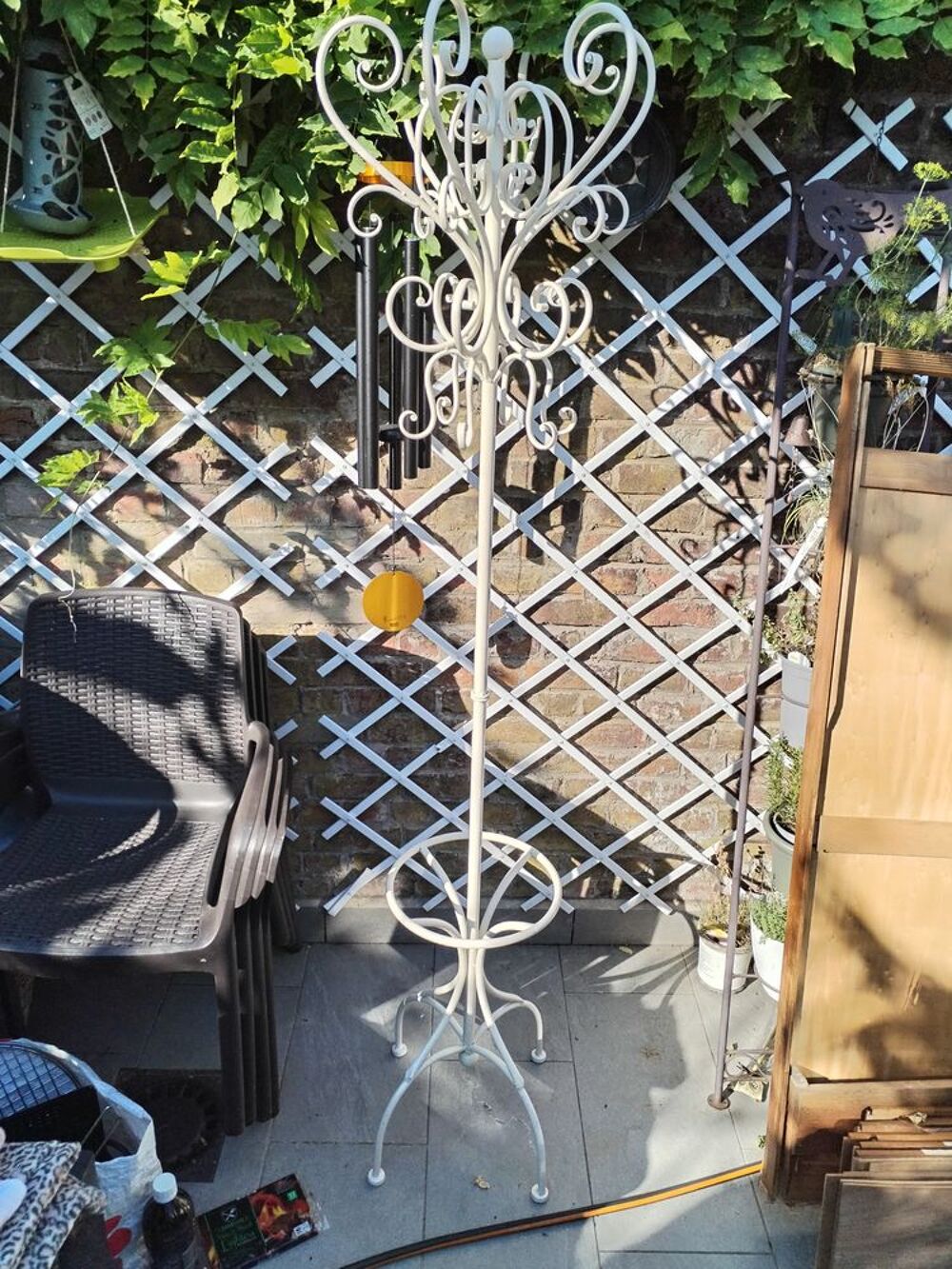 Porte manteau fer forg&eacute; massif Meubles