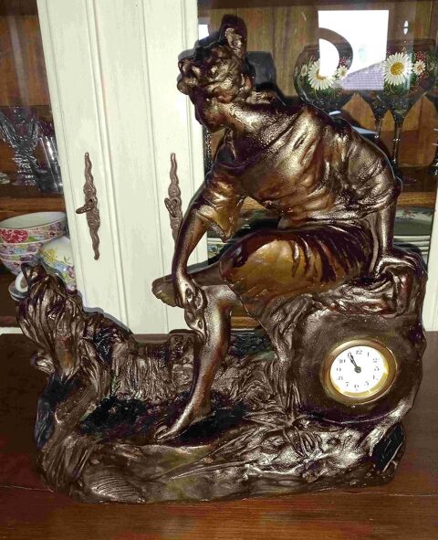 ANCIENNE PENDULE DE CHEMINEE -  ART NOUVEAU - PRIX CASSE ! Dijon (21)