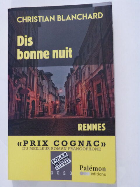 DIS BONNE NUIT  roman policier  BRETON PALEMON  5 Brest (29)