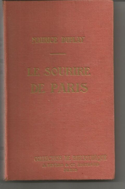 Maurice DUPLAY Le sourire de Paris - 1928 4 Montauban (82)