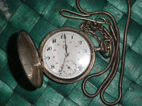 Ancien Montre de poche Dollar argent� fonctionne 60 Fontenay-le-Fleury (78)