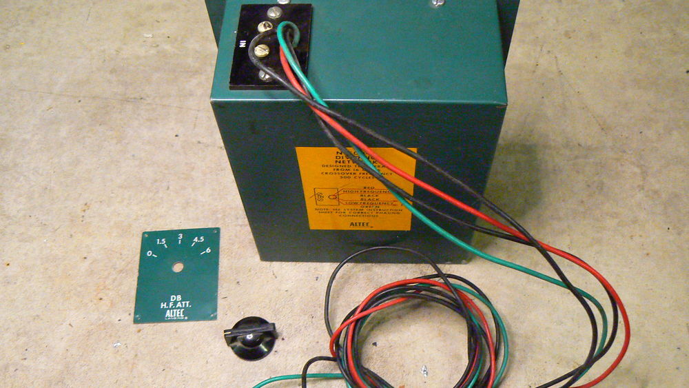 filtre pour haut-parleur Altec N-500-G vintage. Audio et hifi