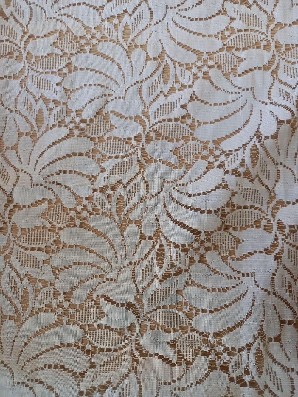 Un coupon de rideau blanc Décoration