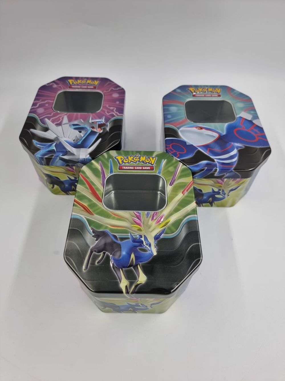 Lot de 3 Pok&eacute;Box (boite pour cartes Pok&eacute;mon) Jeux / jouets