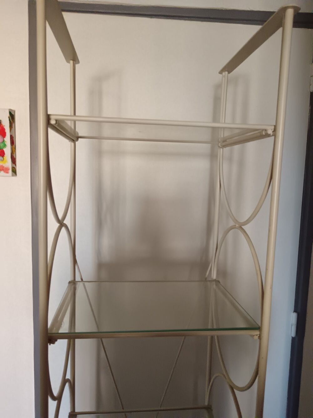 &Eacute;tag&egrave;re m&eacute;tal et verre Meubles