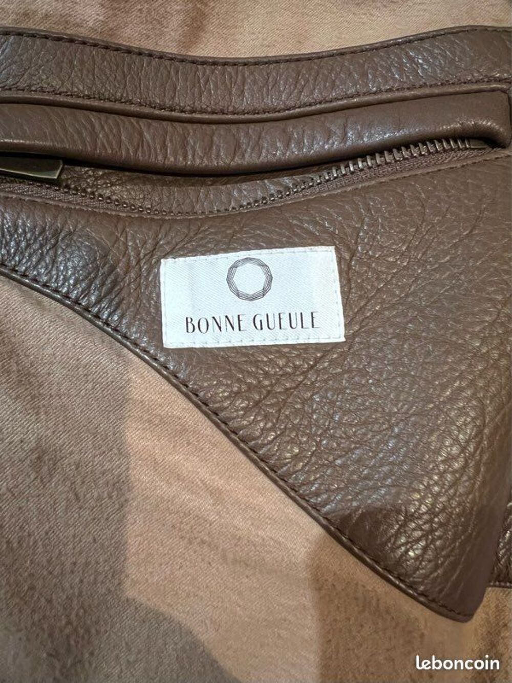 Blouson Cuir de Cerf Bonne Gueule Vêtements
