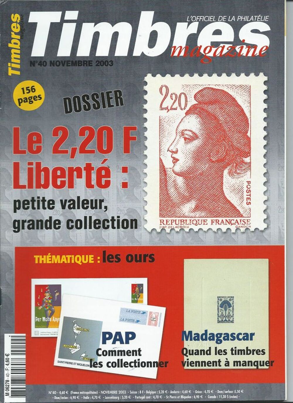 Revues " TIMBRES MAGAZINE" 