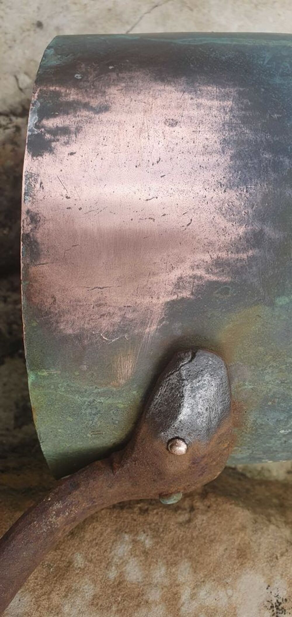 Casserole cuivre du 19&egrave;me si&egrave;cle Electroménager