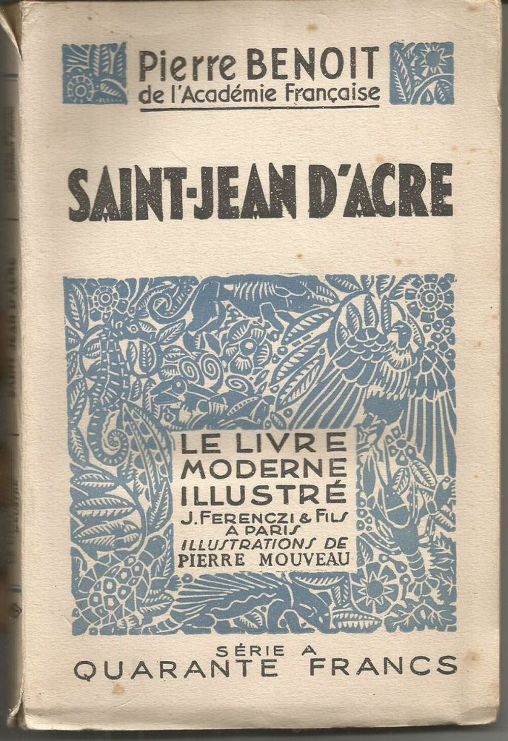 Pierre BENOIT : Saint Jean d'Acre Livres et BD