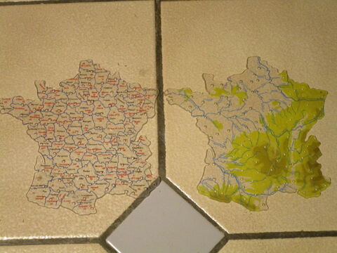 VIEILLE CARTE DE FRANCE 1980 D ECOLE FLEUVE-DEPARTEMENT  12 Villepinte (93)