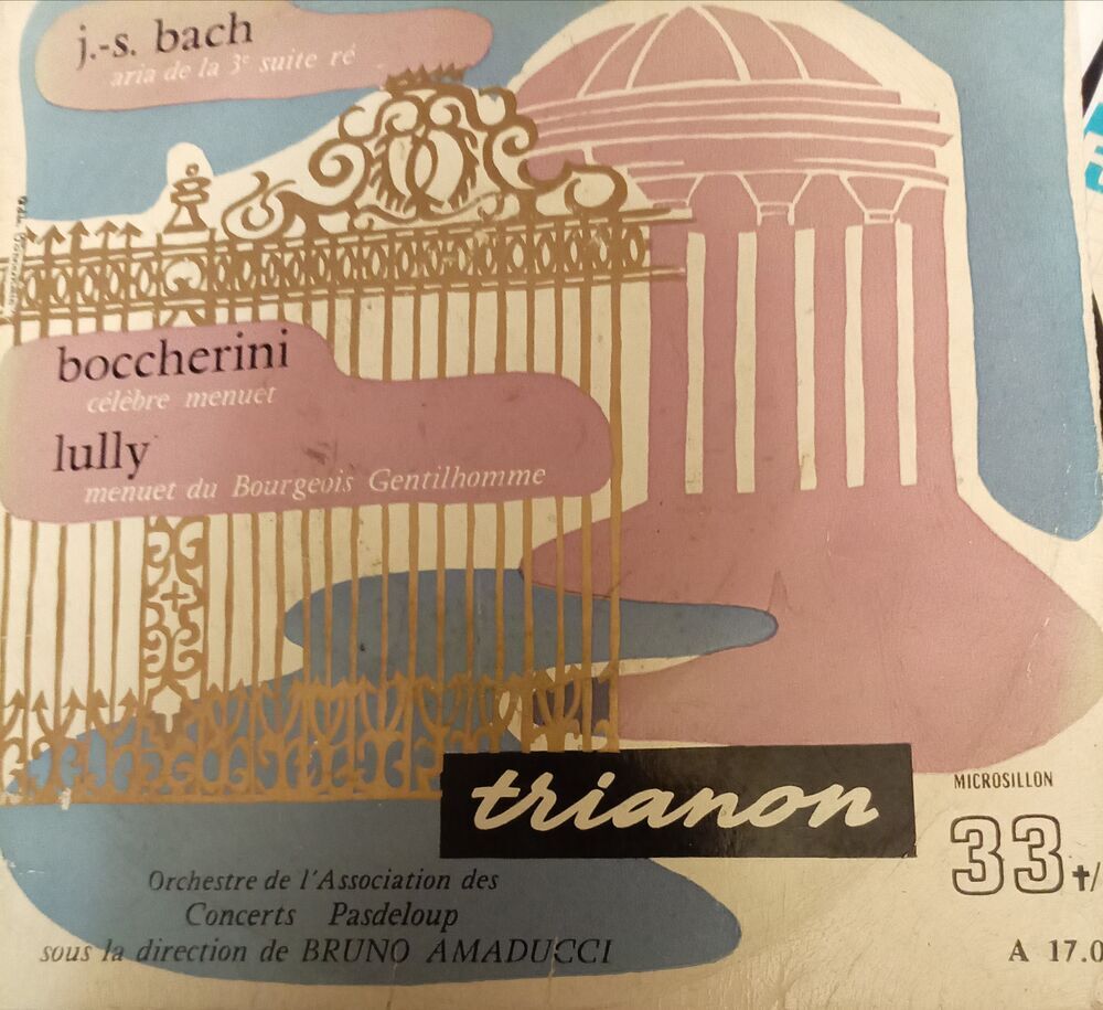 JEAN SEBASTIEN BACH / 3 X DISQUES VYNIL 45 TOURS/
CD et vinyles