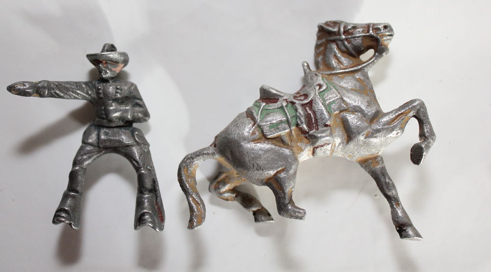 Rare Quiralu GENERAL SHERIDAN &amp; son cheval Jeux / jouets