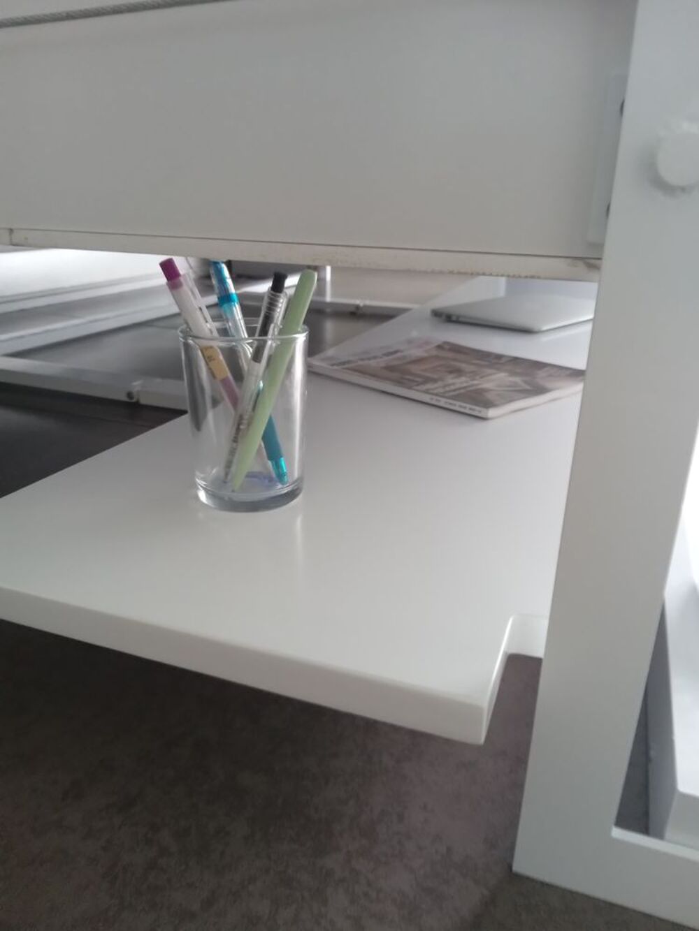 ?? LIT-BUREAU Escamotable 2 places NEUF (HORIZONTAL) Meubles