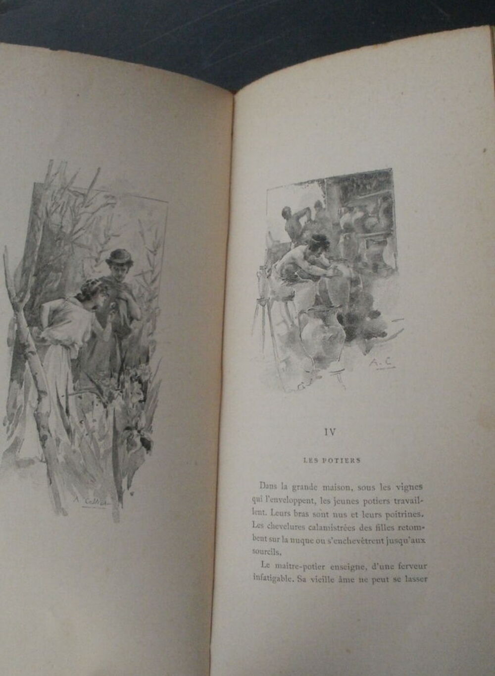 ENACRYOS Amour &eacute;trusque - 1898 - collection "Nymph&eacute;e" Livres et BD