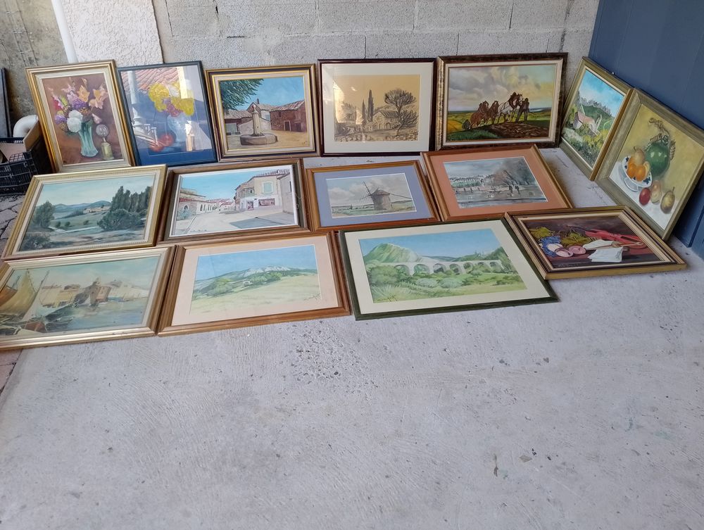 72 tableaux dont 12 sans cadres Décoration