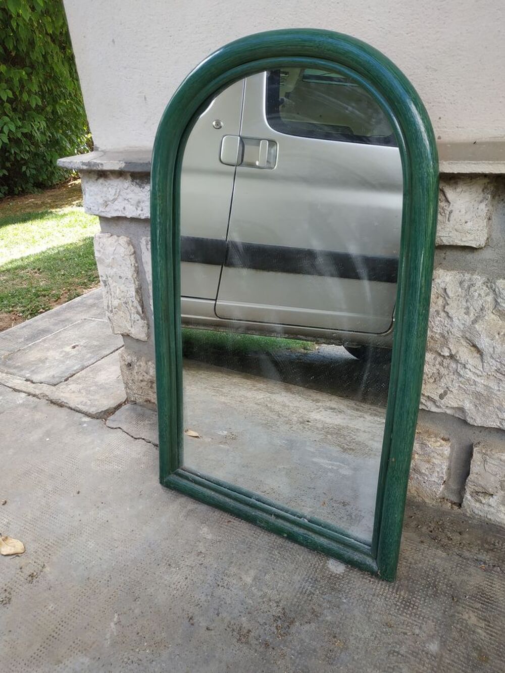 Chevet Miroir rotin Meubles