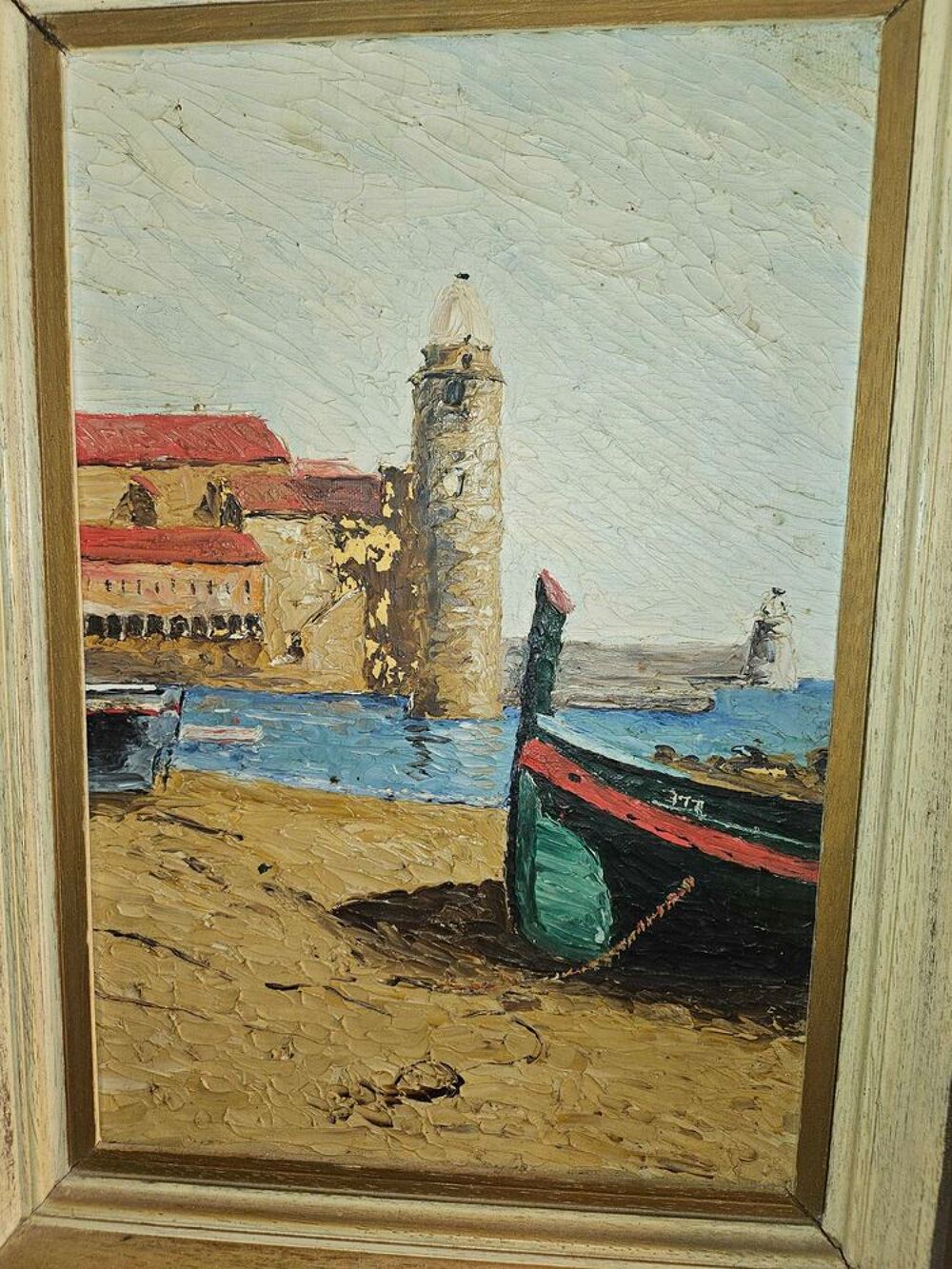 Tableau de collioure 42x21cm Décoration